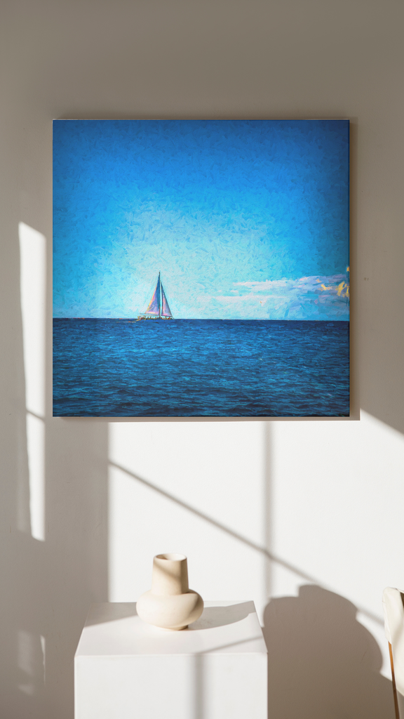 Navegando Bávaro | Canvas–30" x 30".