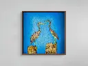 Dos Garzas | Canvas– 30" x 30".