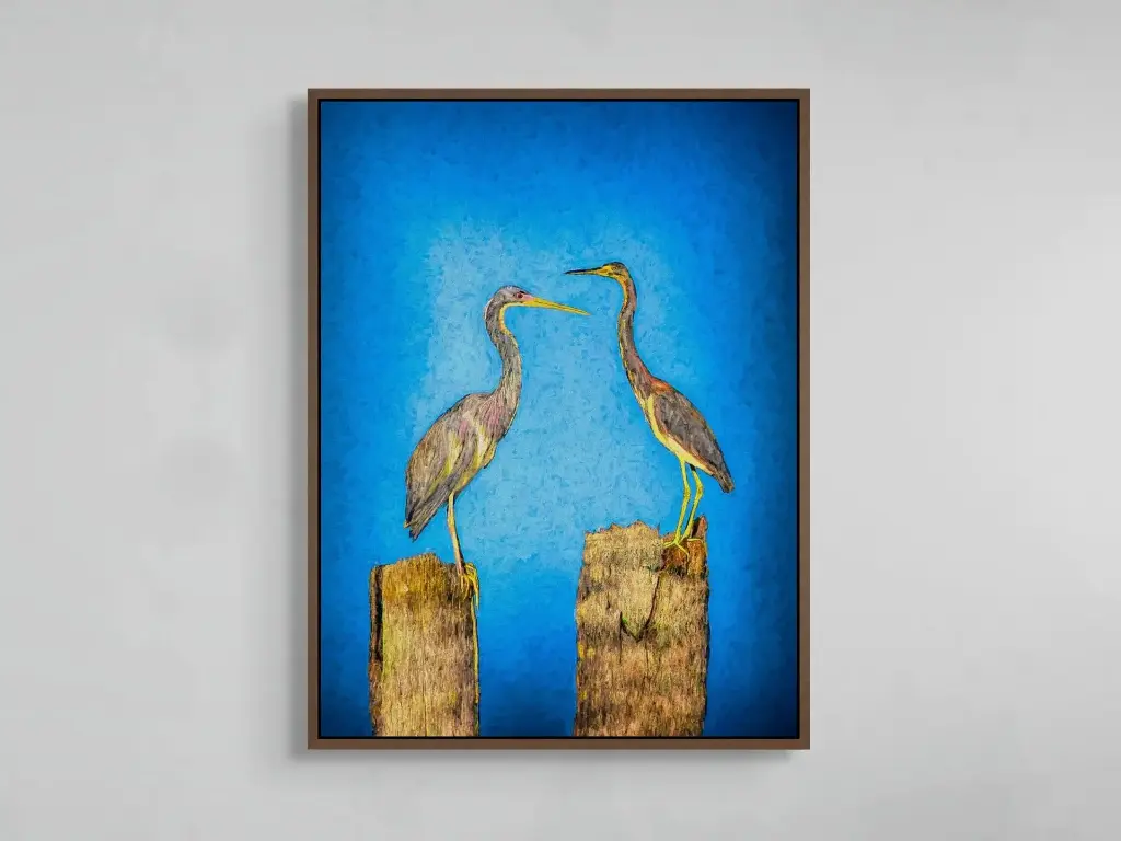 Dos Garzas | Canvas– 18" x 24".