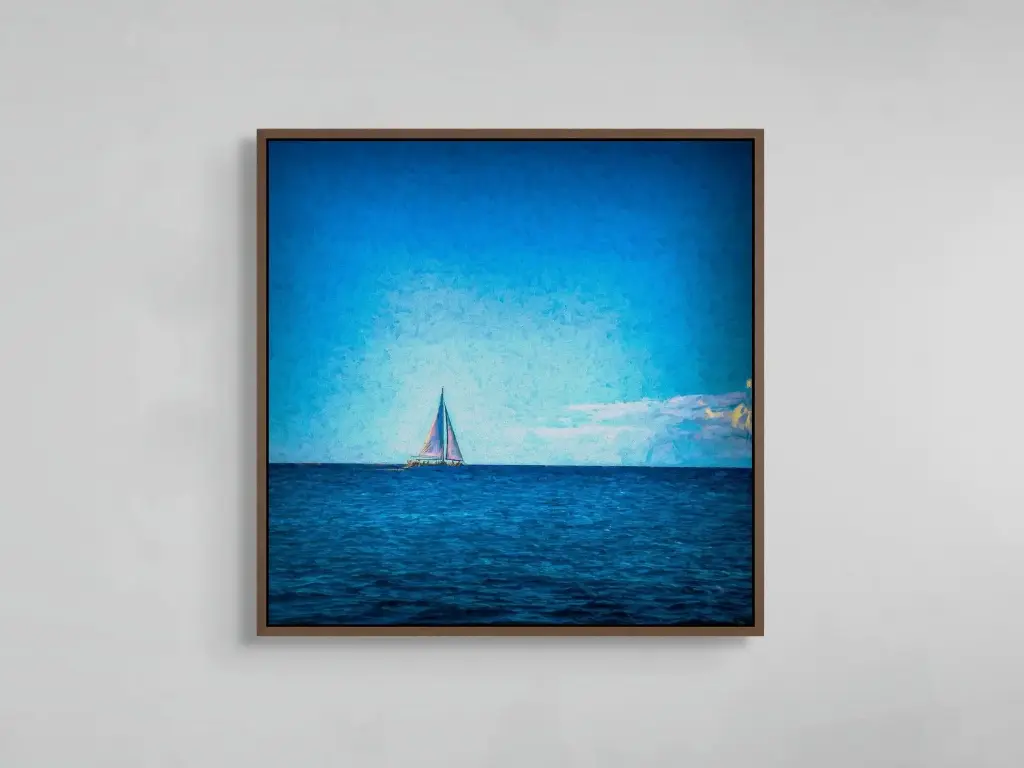 Navegando Bayahibe | Canvas–30" x 30".