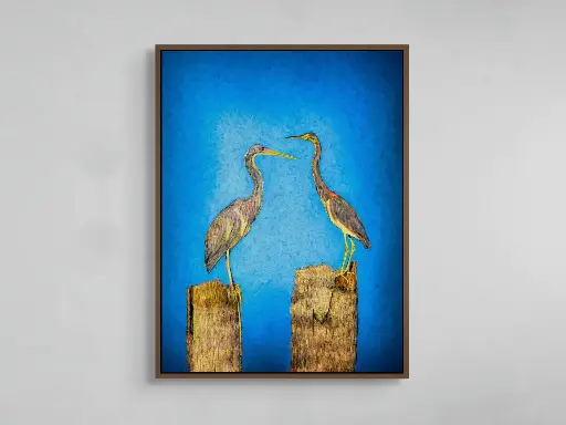Dos Garzas | Canvas– 18" x 24".